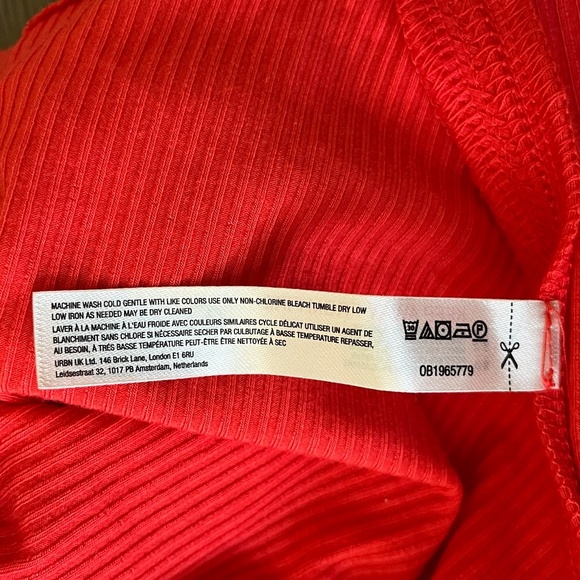 NWT DAILY PRACTICE x ANTHROPOLOGIE | Tennis Ribbed Hanky-Hem Mini Dress | Size L - Picture 12 of 12